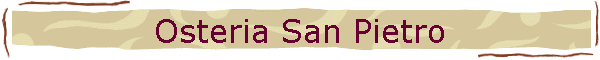 Osteria San Pietro